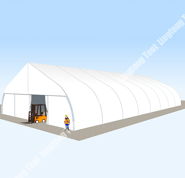 21m Prefabricated Building Warehouse Tent Insulation PVC Tent