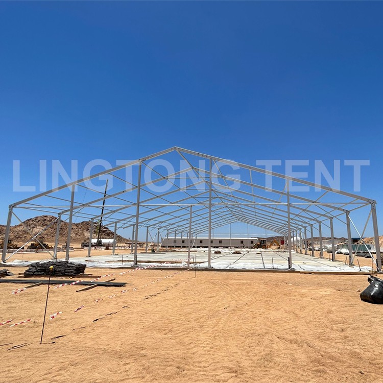 Modular Industrial Storage Tent for Saudi